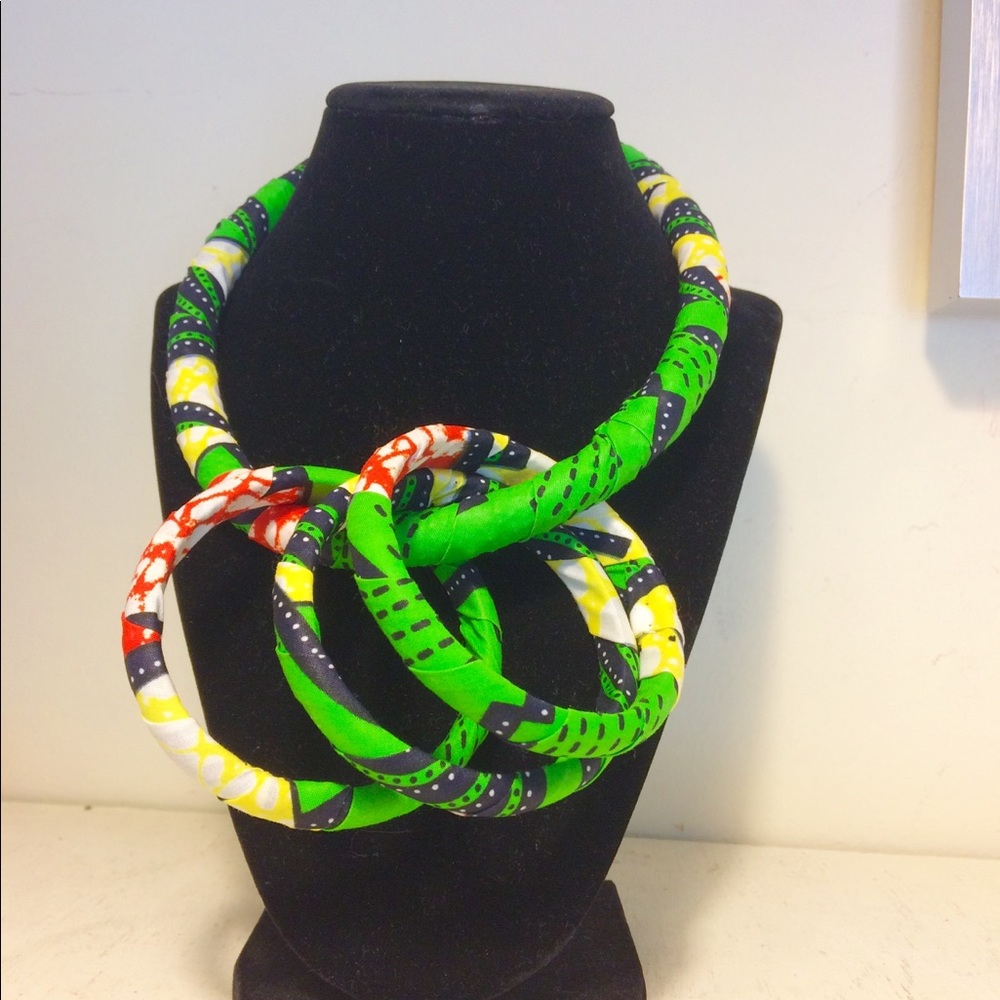 African print Necklace